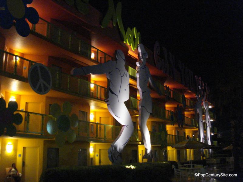 60s Building at Night